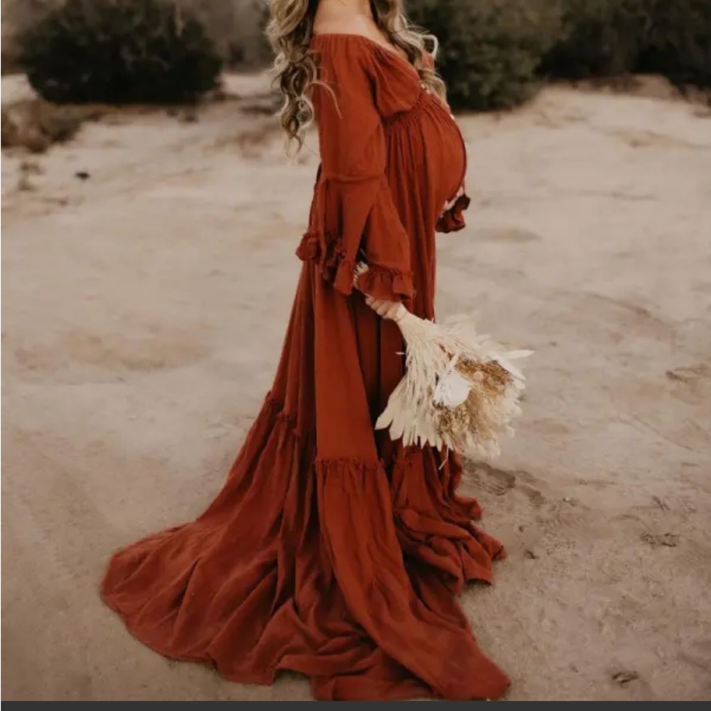 COPY - Maternity Photoshoot maxi dress